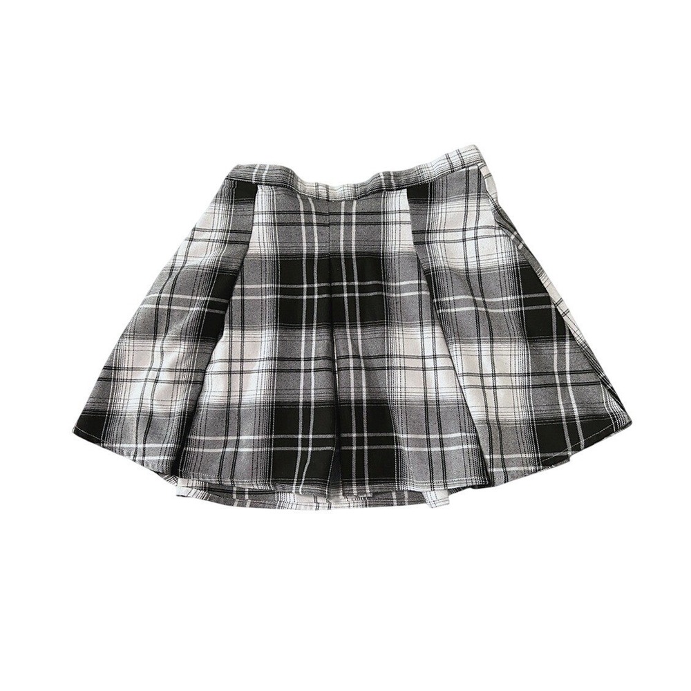 Plaid Pleated Mini Skirt Preppy Academia School Girl Size 3 Coquette Fall Girly